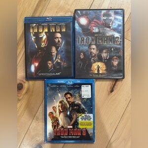 Iron Man Movie Trilogy Blu-ray and DVD Set